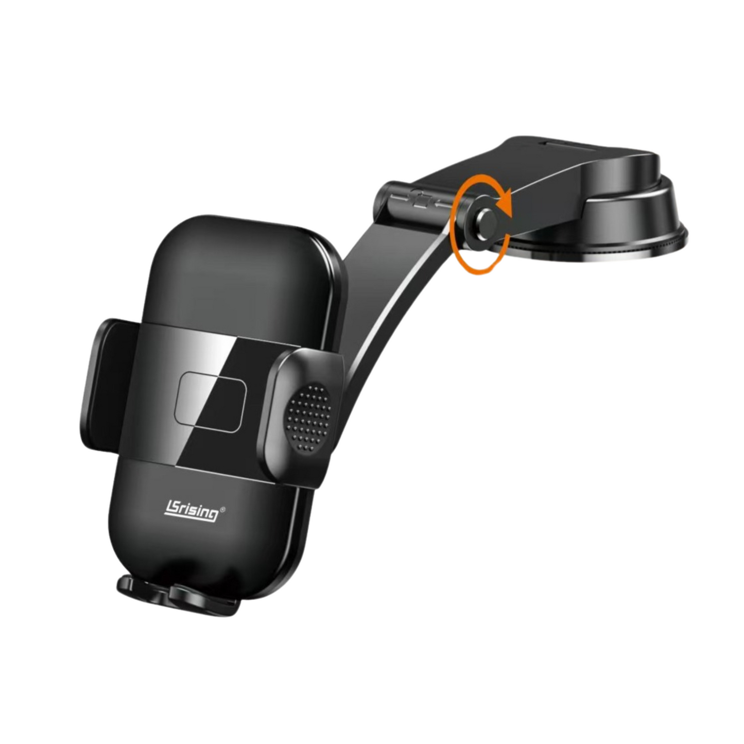 Soporte Movil Coche Colgante, Doble Soporte Metálico para Parabrisas/Salpicadero, Soporte Teléfono Coche Universal para Smartphone, VENTOSA POTENTE