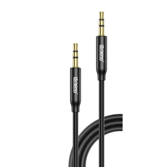 Cable AUX Estéreo Jack 1METRO 3,5 mm Macho a Macho | Cable de Audio con Conector Recto para PC, Portátil, Teléfono, Smartphone, Tablet, Coche, Receptor HiFi