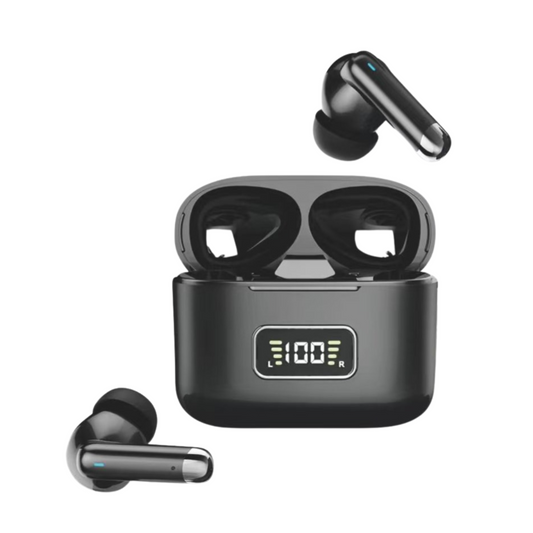 Auriculares Inalámbricos Bluetooth 5.3 – Cascos con 2 Micrófonos y Reducción de Ruido ENC, 40 Horas de Reproducción con Graves Potenciados, IP7 Impermeables, Carga Rápida USB-C y Ajuste Cómodo