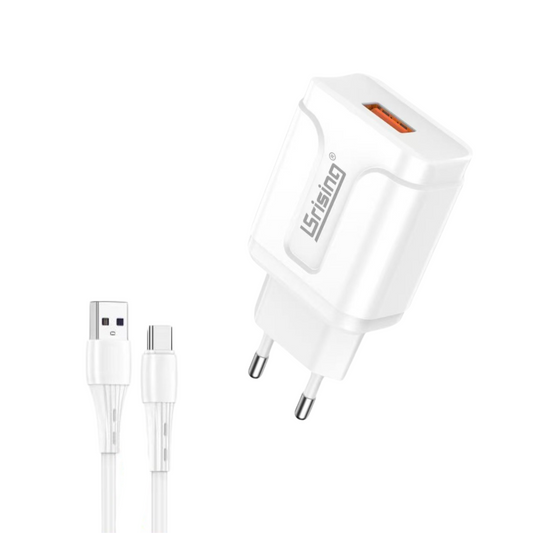 Cargador iPhone Y Android Carga Estándar, Cargador iPhone de 3.5A con Cable iPhone de 1M, Cargador USB C con Cable iPhone Carga Rapida