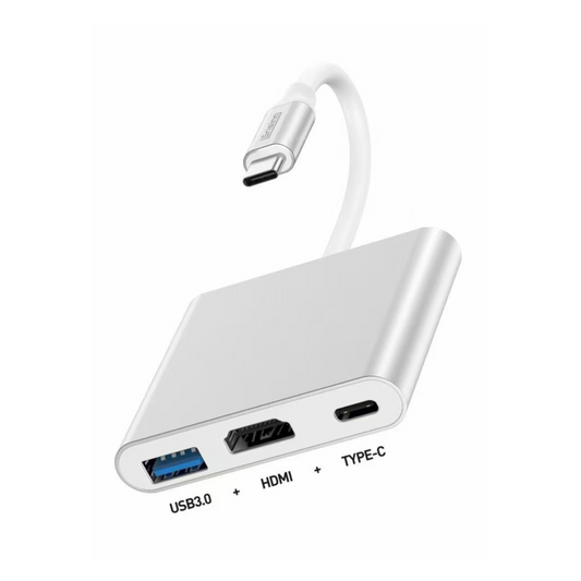 Adaptador USB-C multipuerto compacto, para laptops (como MacBooks, ultrabooks con USB-C, etc.)