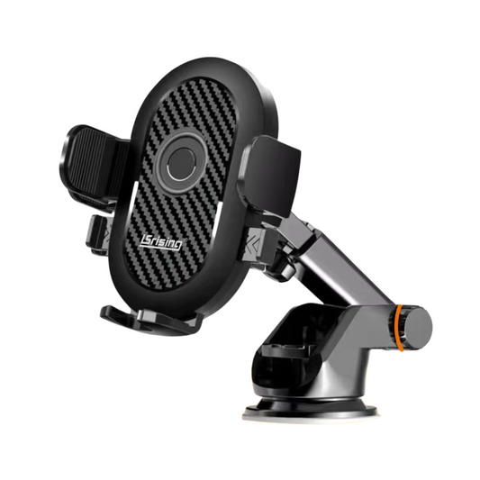 Soporte Móvil para Coche Universal – Compatible con Teléfonos de 4 a 7" | Instalación en Parabrisas y Salpicadero | Uso con Una Sola Mano y Manos Libres | Ventosa de Succión Ultra Potente
